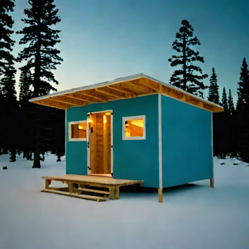 A duricrust-pad desert camp, photographed against a plain background