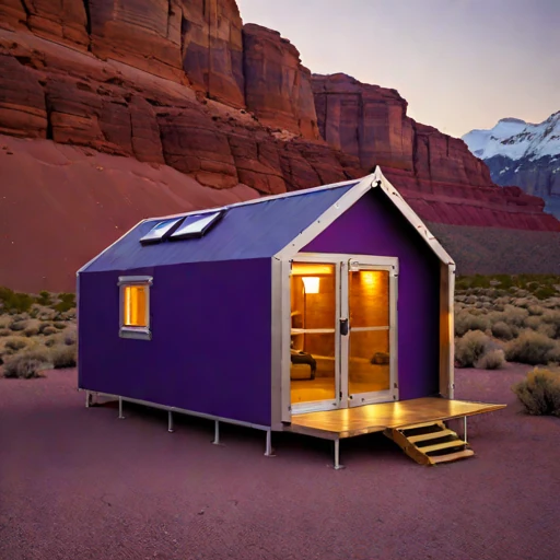 A duricrust-pad desert camp, photographed against a plain background