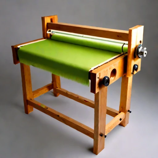 A dilatant-phase printing bench, photographed against a plain background