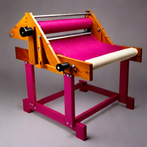 A dilatant-phase printing bench, photographed against a plain background