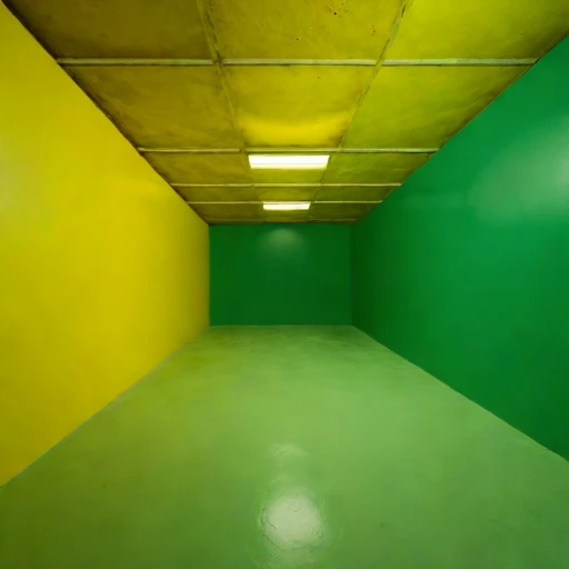 A decline-ramp storage cavern, photographed against a plain background