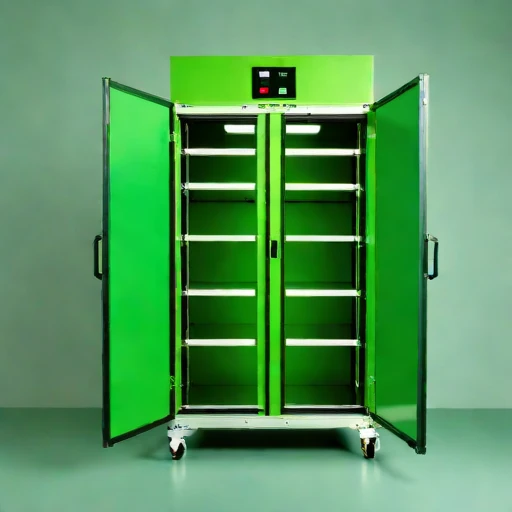 A desorption-stage drying rack, photographed against a plain background