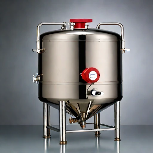 A diauxic-stage starter vat, photographed against a plain background