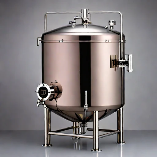 A diauxic-stage starter vat, photographed against a plain background