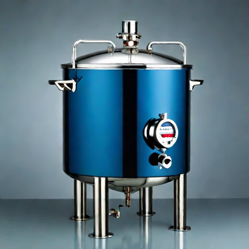 A diauxic-stage starter vat, photographed against a plain background