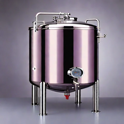 A diauxic-stage starter vat, photographed against a plain background