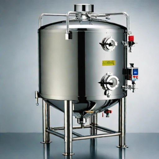 A diauxic-stage starter vat, photographed against a plain background