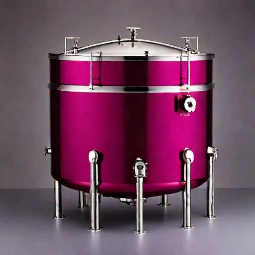 A diauxic-stage starter vat, photographed against a plain background