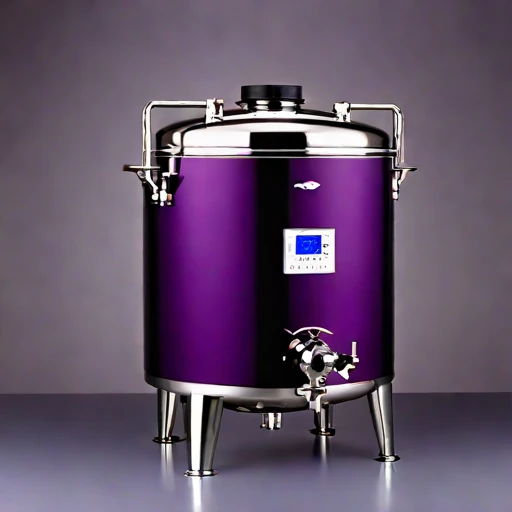A diauxic-stage starter vat, photographed against a plain background
