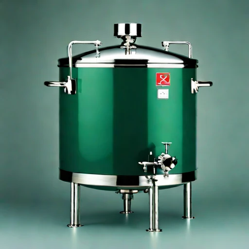 A diauxic-stage starter vat, photographed against a plain background