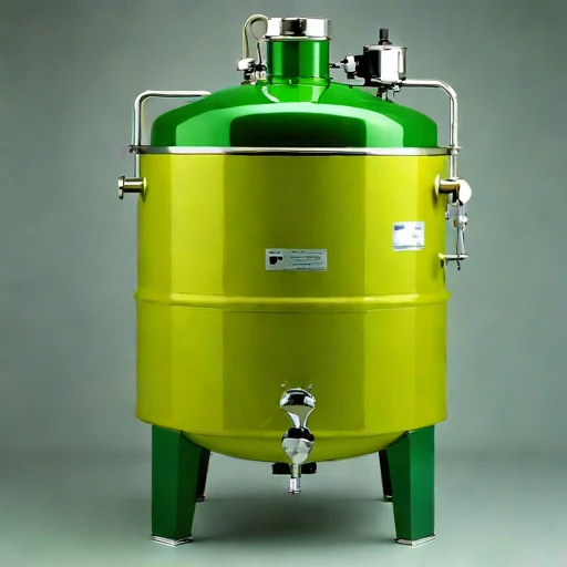 A diauxic-stage starter vat, photographed against a plain background