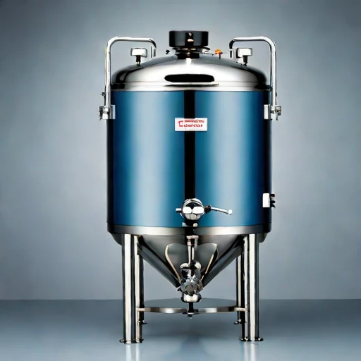 A diauxic-stage starter vat, photographed against a plain background