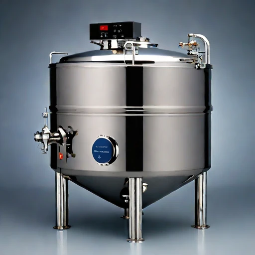A diauxic-stage starter vat, photographed against a plain background