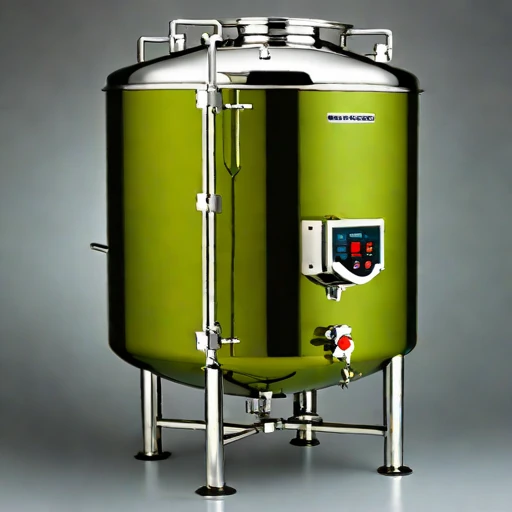 A diauxic-stage starter vat, photographed against a plain background