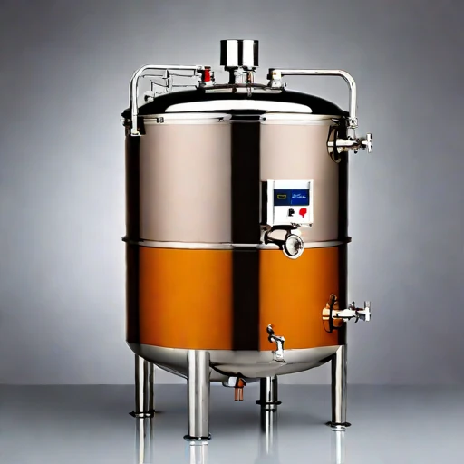 A diauxic-stage starter vat, photographed against a plain background