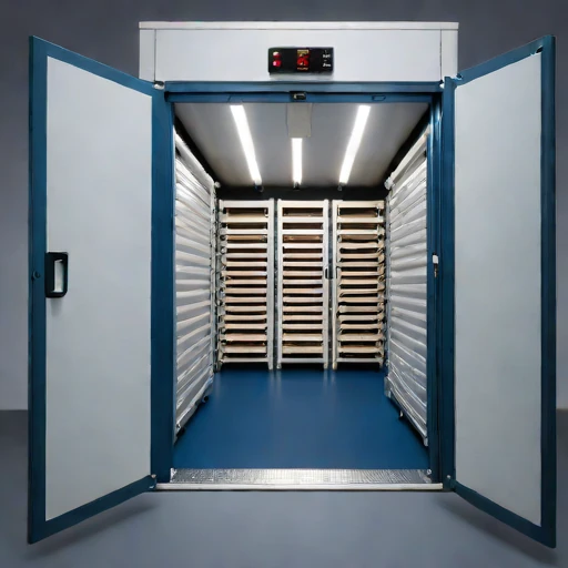 A eutectic-buffered dairy cellar, photographed against a plain background