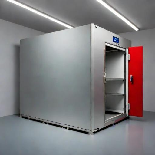 A eutectic-buffered dairy cellar, photographed against a plain background