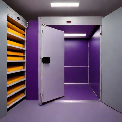 A eutectic-buffered dairy cellar, photographed against a plain background