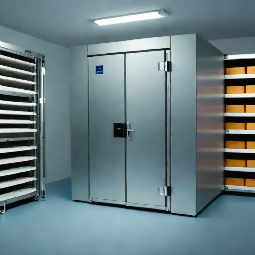 A eutectic-buffered dairy cellar, photographed against a plain background
