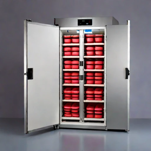 A eutectic-buffered dairy cellar, photographed against a plain background