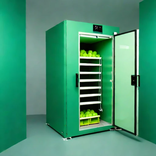 A eutectic-buffered dairy cellar, photographed against a plain background
