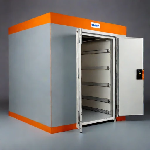 A eutectic-buffered dairy cellar, photographed against a plain background