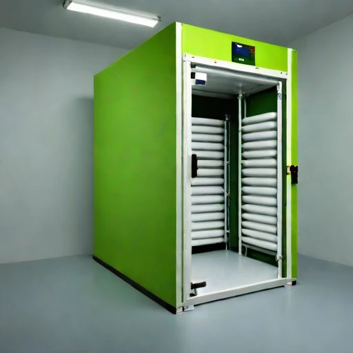 A eutectic-buffered dairy cellar, photographed against a plain background