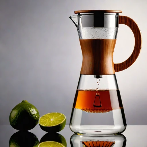 A eutectic-jacket cold-brew column, photographed against a plain background