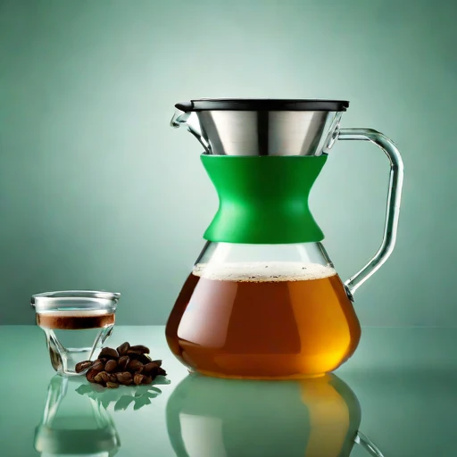 A eutectic-jacket cold-brew column, photographed against a plain background