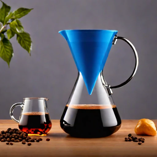 A eutectic-jacket cold-brew column, photographed against a plain background