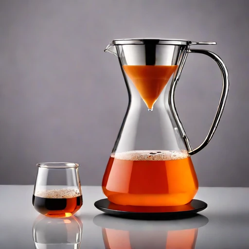 A eutectic-jacket cold-brew column, photographed against a plain background