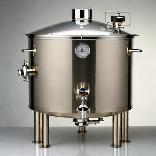 An evaporite-mineral brining tun, photographed against a plain background