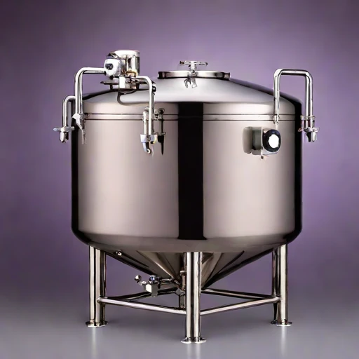 An evaporite-mineral brining tun, photographed against a plain background
