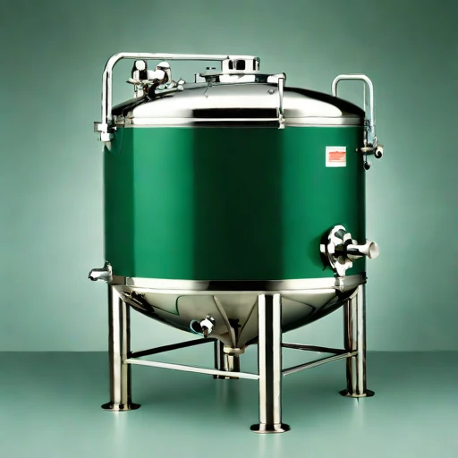 An evaporite-mineral brining tun, photographed against a plain background