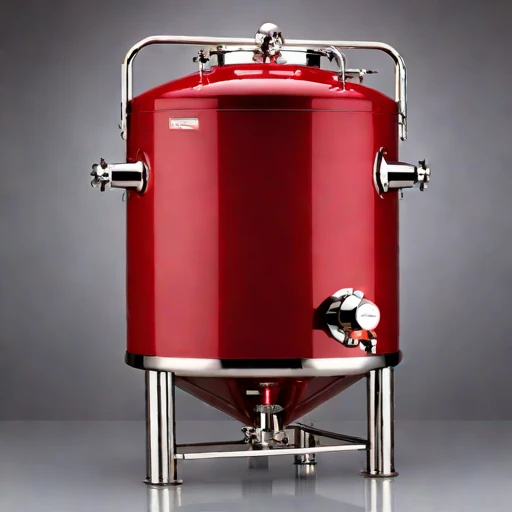 An evaporite-mineral brining tun, photographed against a plain background
