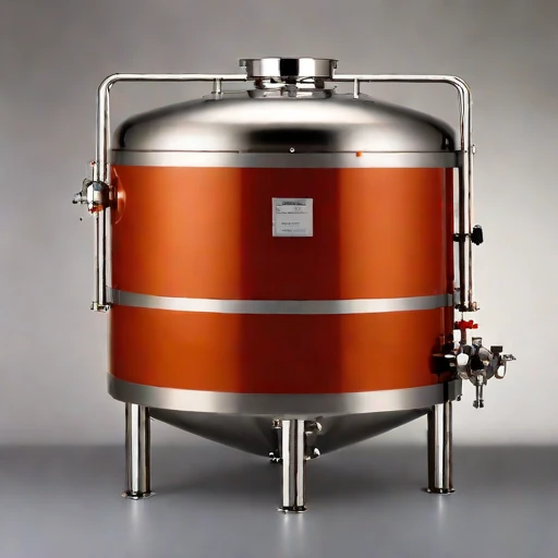 An evaporite-mineral brining tun, photographed against a plain background