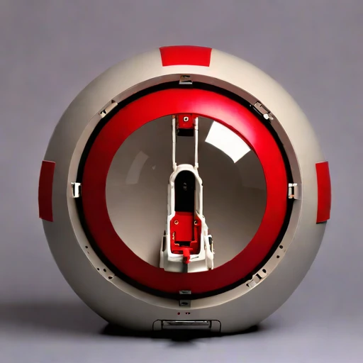 An estuarine-mud viewing capsule, photographed against a plain background