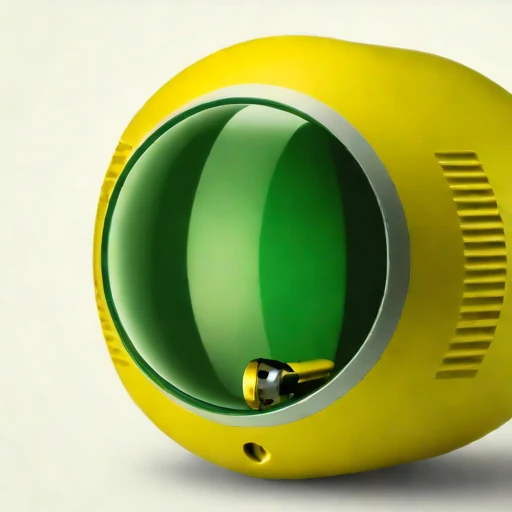 An estuarine-mud viewing capsule, photographed against a plain background