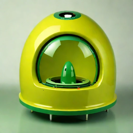 An estuarine-mud viewing capsule, photographed against a plain background