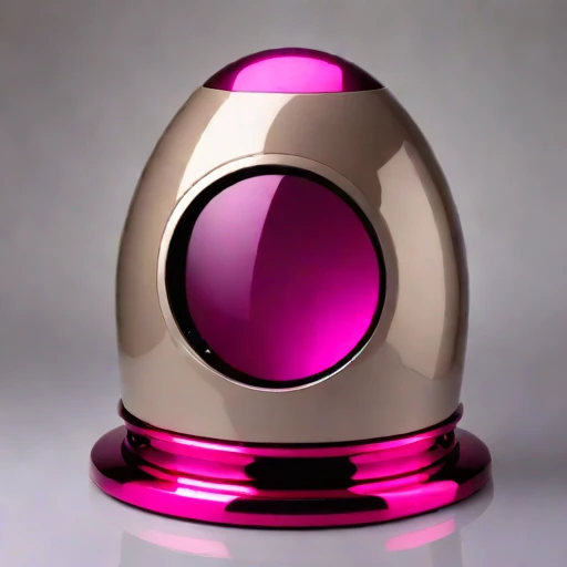 An estuarine-mud viewing capsule, photographed against a plain background