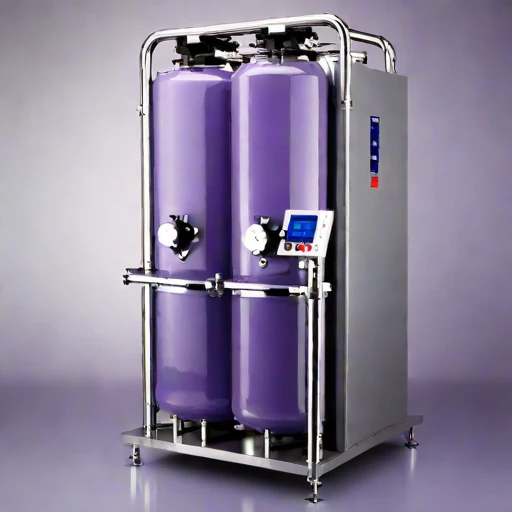 A eutectic-stage freeze concentrator, photographed against a plain background