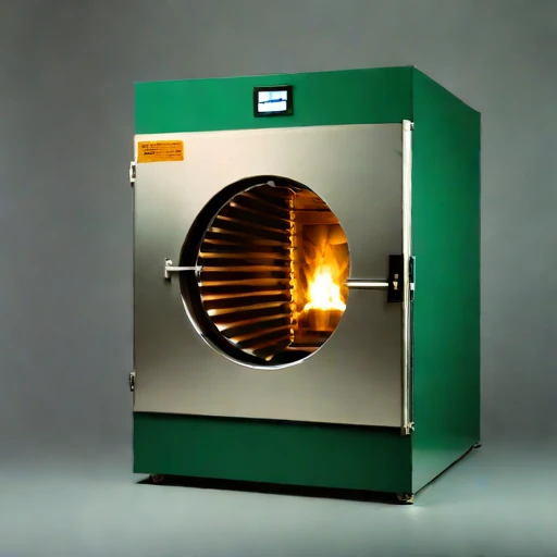 A eutectoid-stage hardening retort, photographed against a plain background