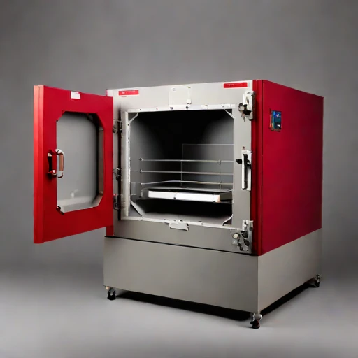 A eutectoid-stage hardening retort, photographed against a plain background