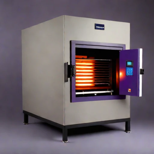 A eutectoid-stage hardening retort, photographed against a plain background