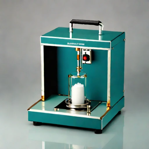 An evaporite-salt humidity standard, photographed against a plain background