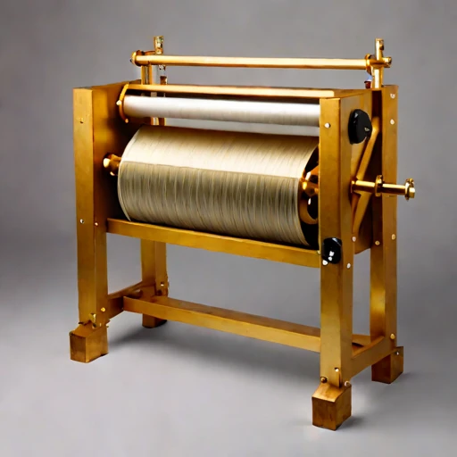 An evaporite-salt mordant tank, photographed against a plain background