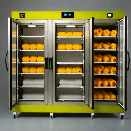 An enthalpy-wheel conditioning bay, photographed against a plain background