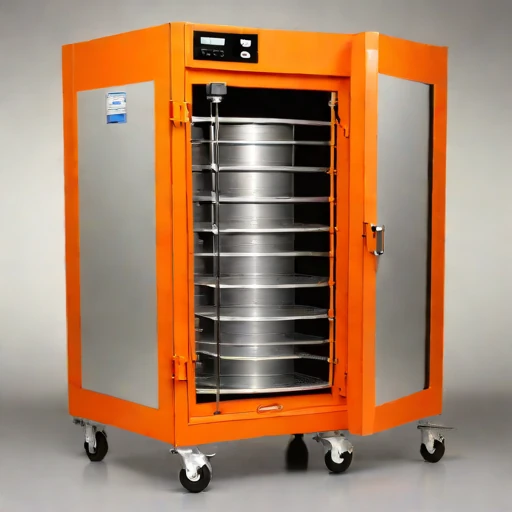 An enthalpy-wheel conditioning bay, photographed against a plain background