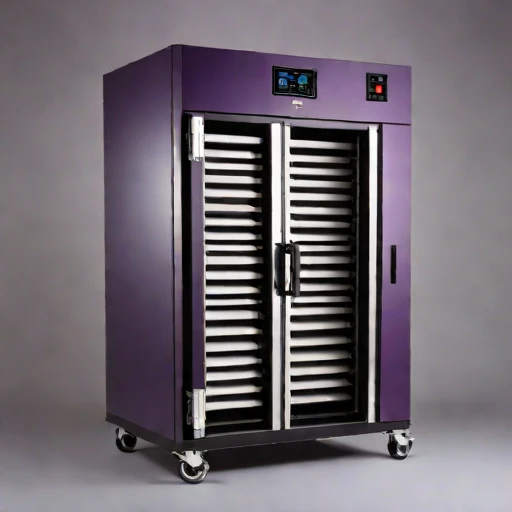 An enthalpy-wheel conditioning bay, photographed against a plain background