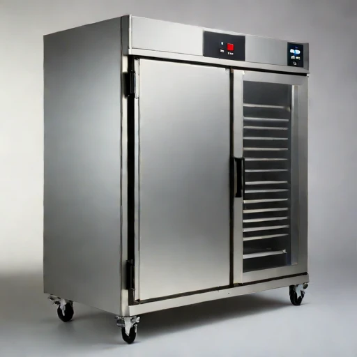 An enthalpy-wheel conditioning bay, photographed against a plain background